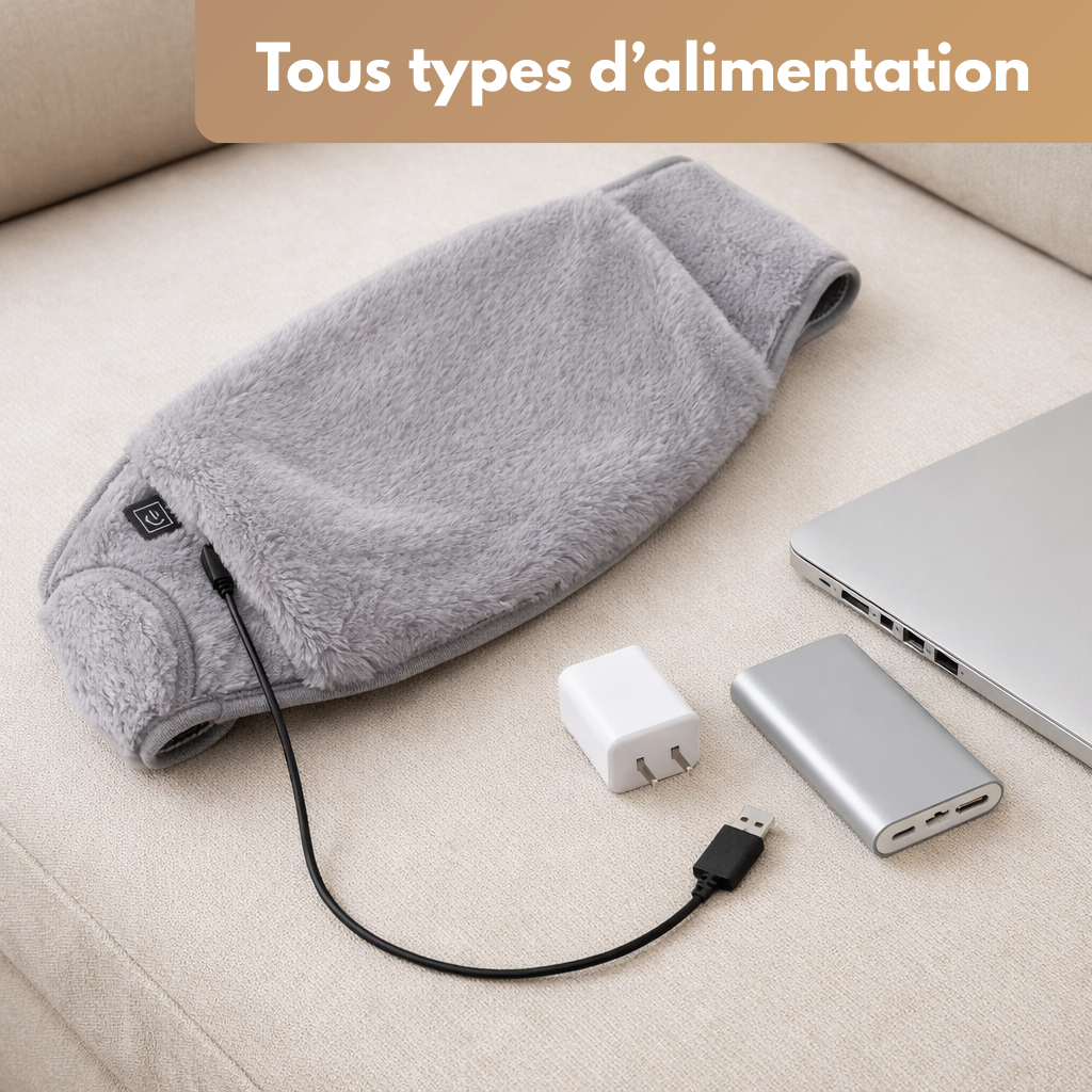 Ceinture chauffante de soulagement menstruelle