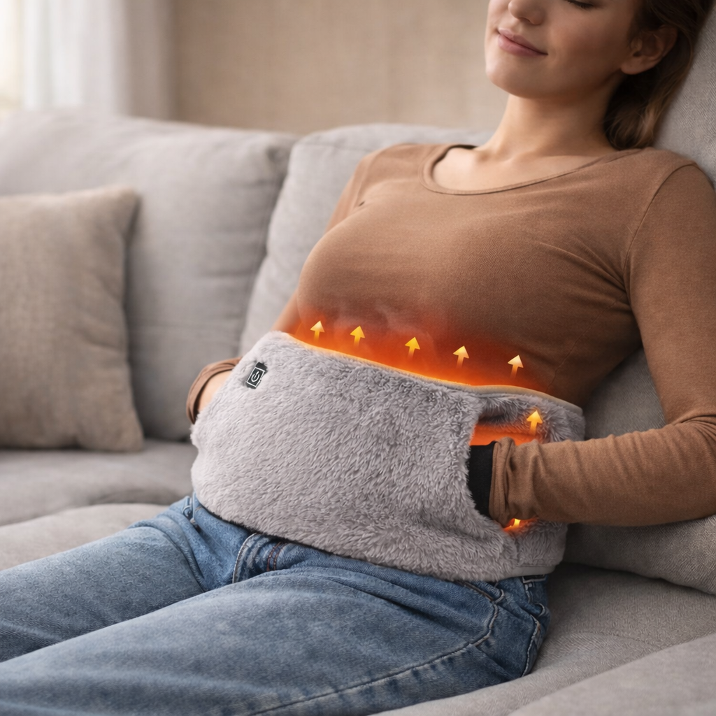 Ceinture chauffante de soulagement menstruelle